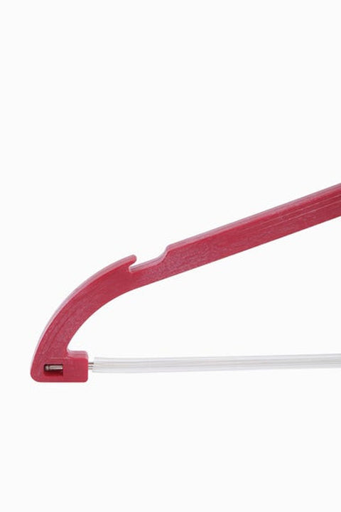 10'lu DBL 40cm Ahşap Görünümlü Dolgulu BH Plastik Takım Askısı (15) AkalBatu
