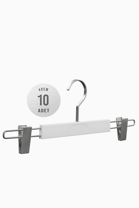 10'lu PMS 40cm Soft Touch Kaplamalı Plastik Askı (2) AkalBatu