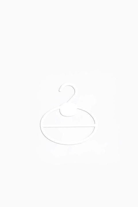10-Piece Shawl Hanger - White
