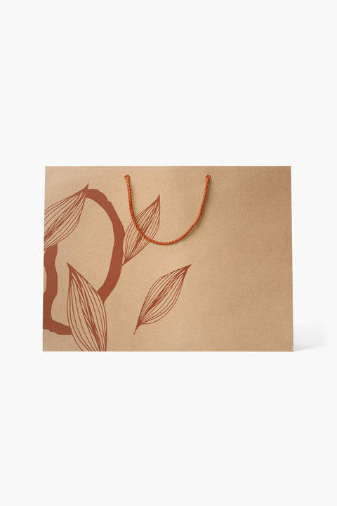 No1 25'li Floral Seri Kraft Çanta (2) AkalBatu