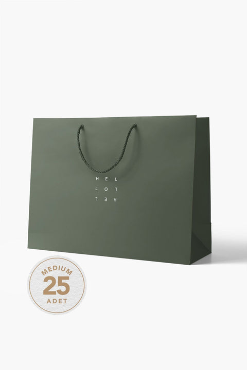 No1 25'li Minimal Seri Kraft Çanta (4) AkalBatu