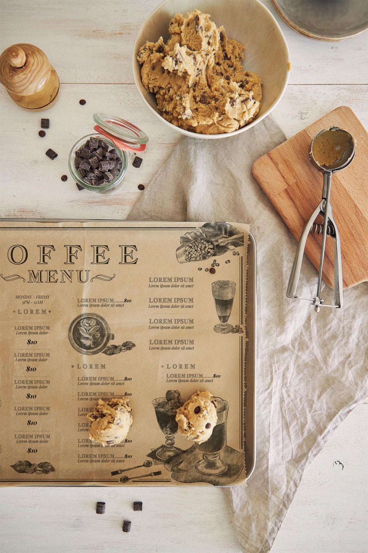 No8 36'lı Gıda Servis ve Sunum Kağıdı (1) AkalBatu