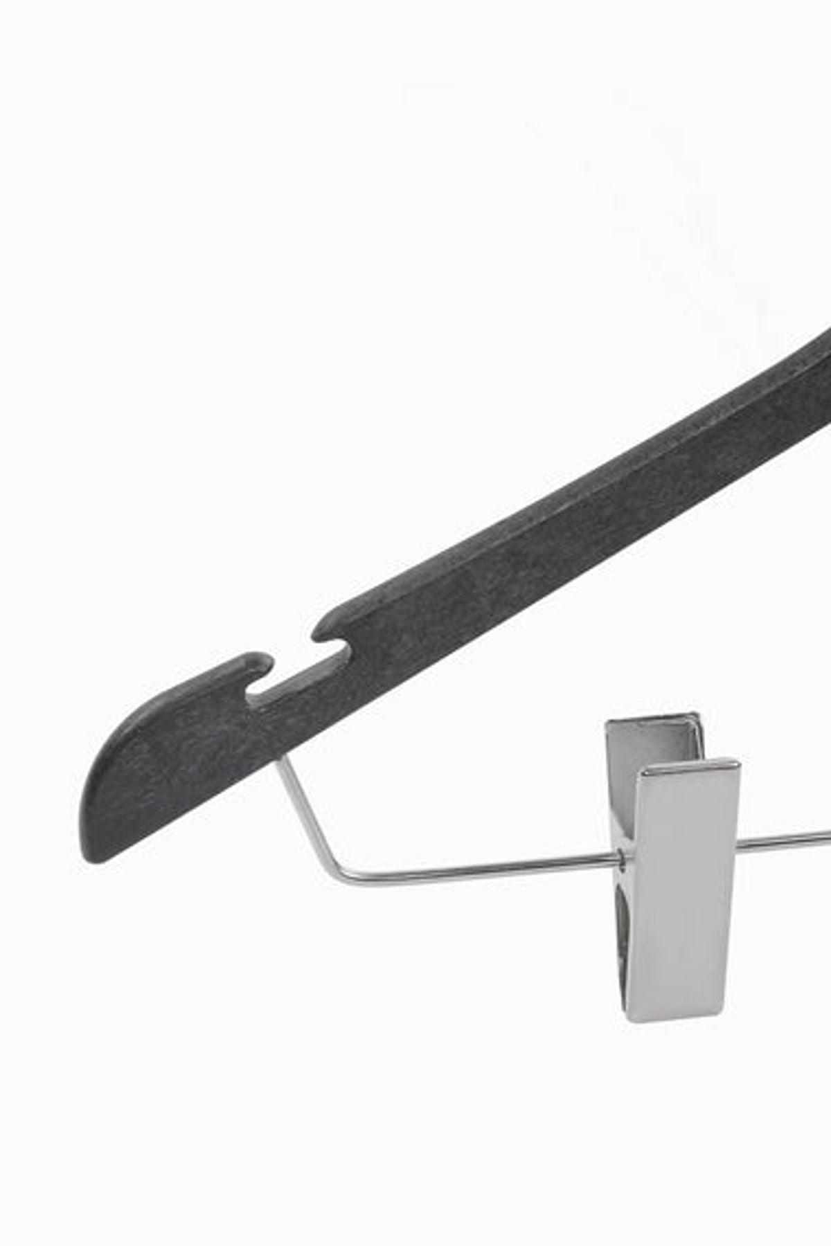 10'lu DBP 40cm Ahşap Görünümlü Dolgulu BM Plastik Takım Askısı (4) AkalBatu