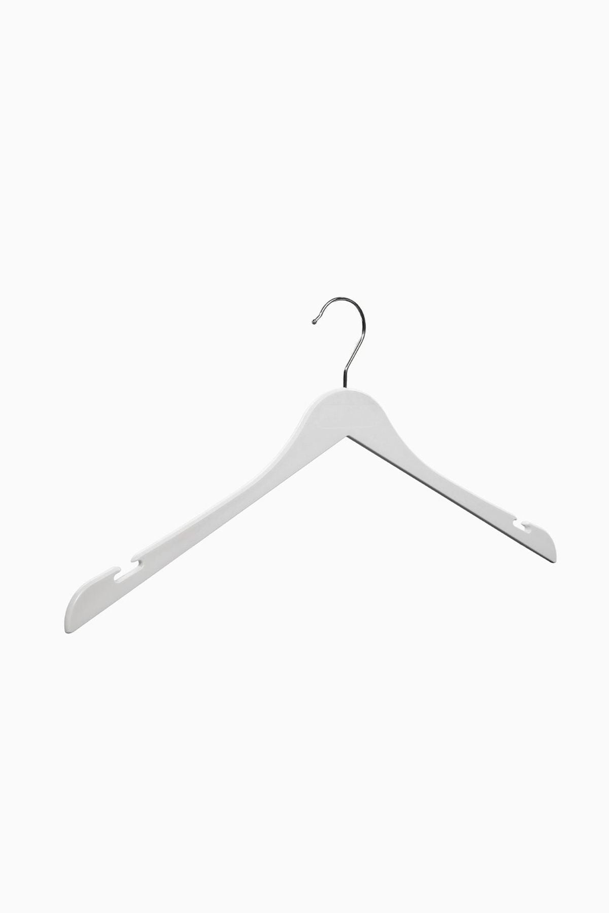 10'lu DBP 40cm Ahşap Görünümlü Dolgulu Plastik Üst Grup Askısı (5) AkalBatu
