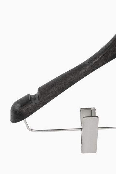 10'lu DCK 40cm Ahşap Görünümlü Dolgulu BM Plastik Takım Askısı (3) AkalBatu