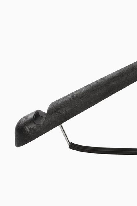 10'lu DCK 45cm Ahşap Görünümlü Dolgulu BH Plastik Takım Askısı (3) AkalBatu
