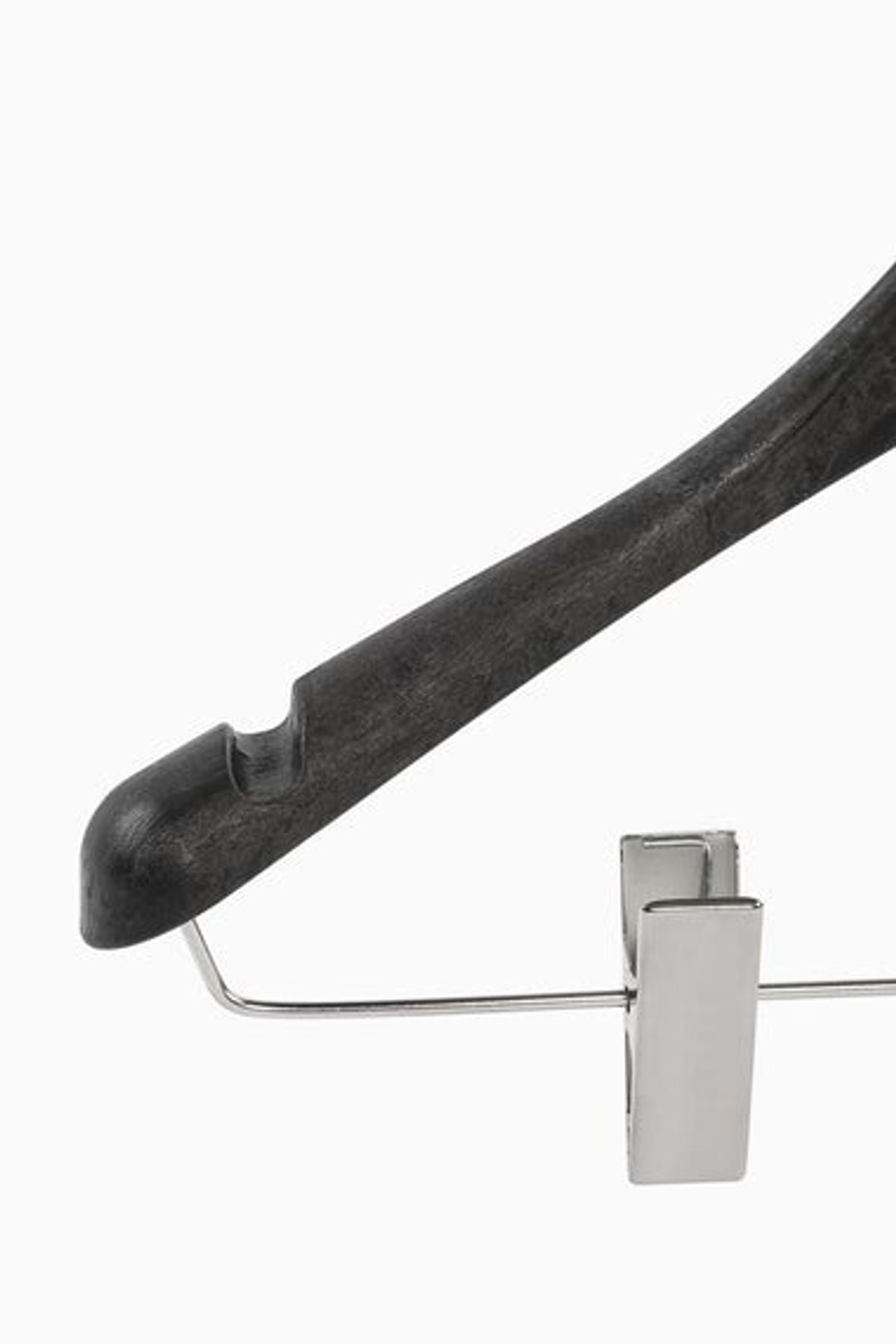10'lu DCK 45cm Ahşap Görünümlü Dolgulu BM Plastik Takım Askısı (3) AkalBatu