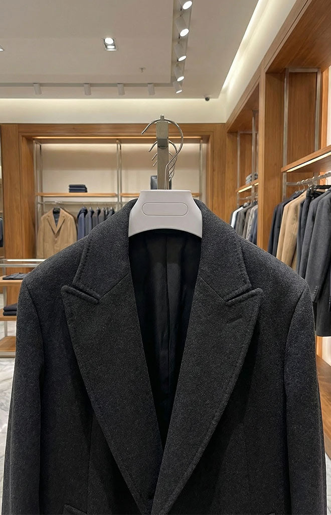 10'lu KCS 40cm Soft Touch Kaplamalı Plastik Üst Grup Askısı