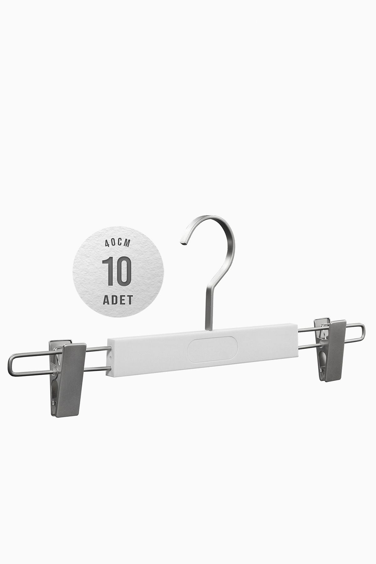 10'lu PMS 40cm Soft Touch Kaplamalı Plastik Askı (2) AkalBatu