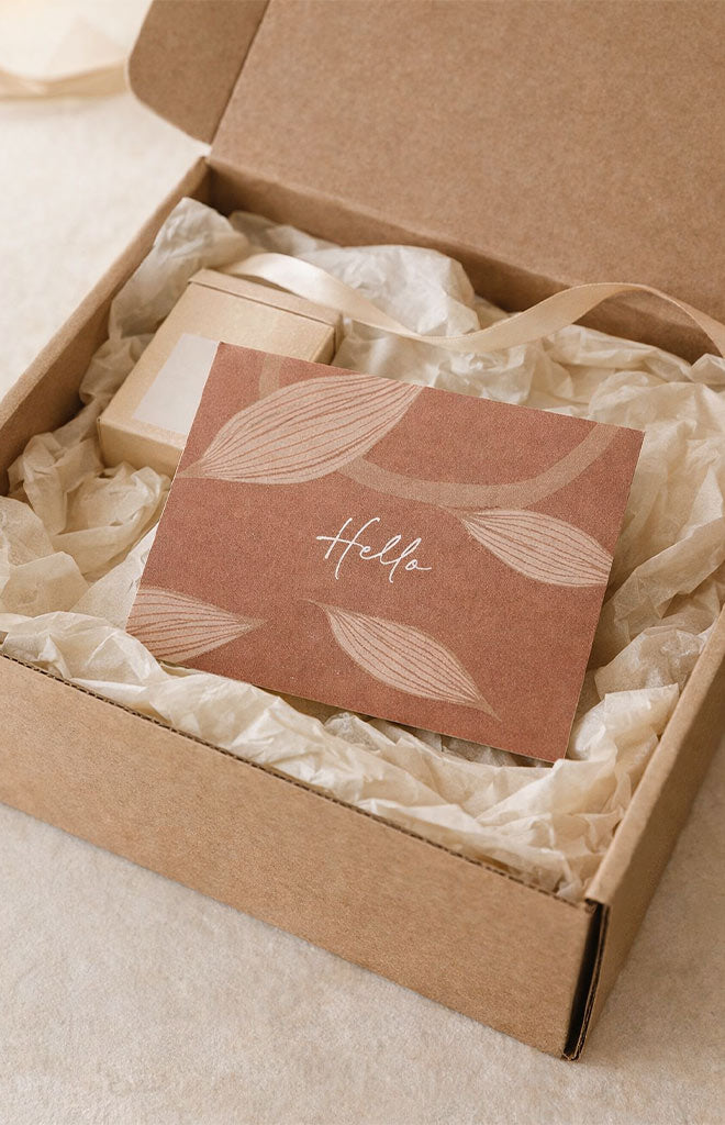 No1 25's Floral Series Gift Note Card