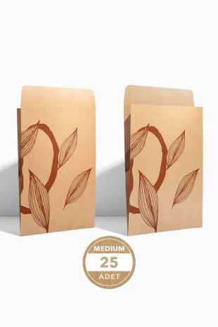 No1 25'li Floral Seri Kargo Zarfı (7) AkalBatu