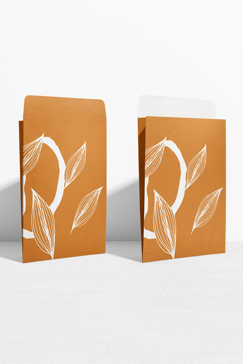 No1 25'li Floral Seri Kargo Zarfı (8) AkalBatu