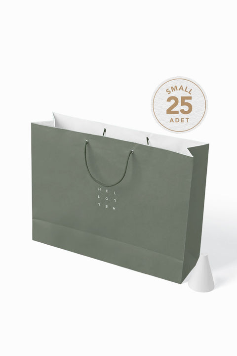 No1 25'li Minimal Seri Kraft Çanta (1) AkalBatu
