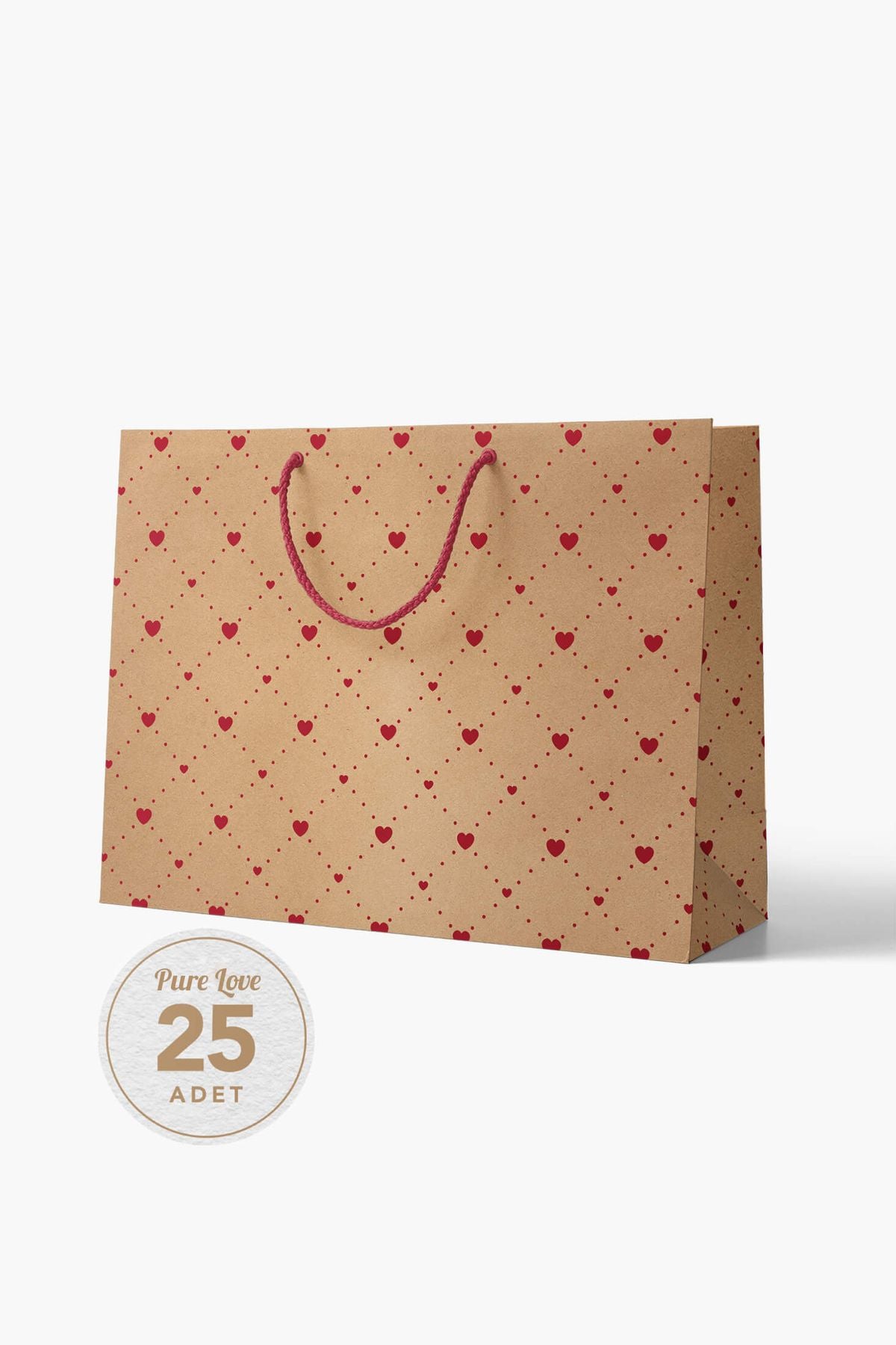 No1 25'li Pure Love Seri Kraft Çanta (1) AkalBatu