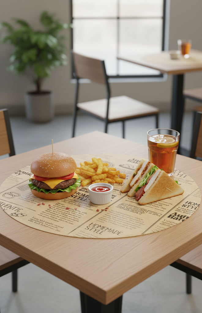 No16 36-Piece Round Food Serving and Presentation Paper