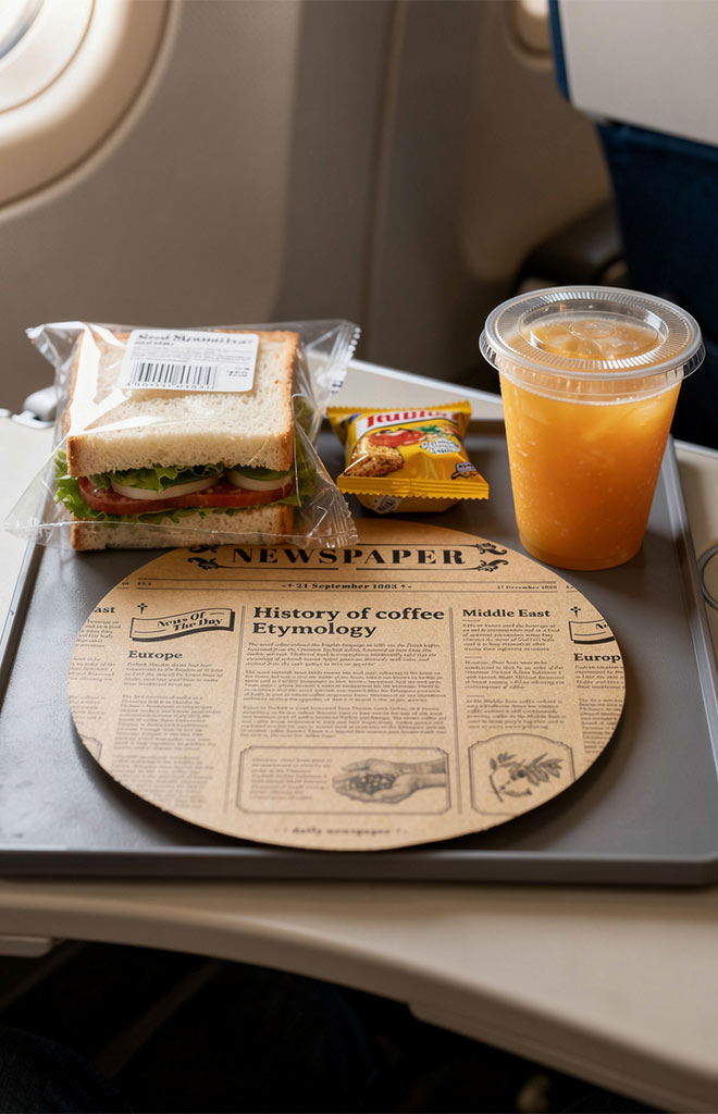 No19 36-Piece Round Food Serving and Presentation Paper