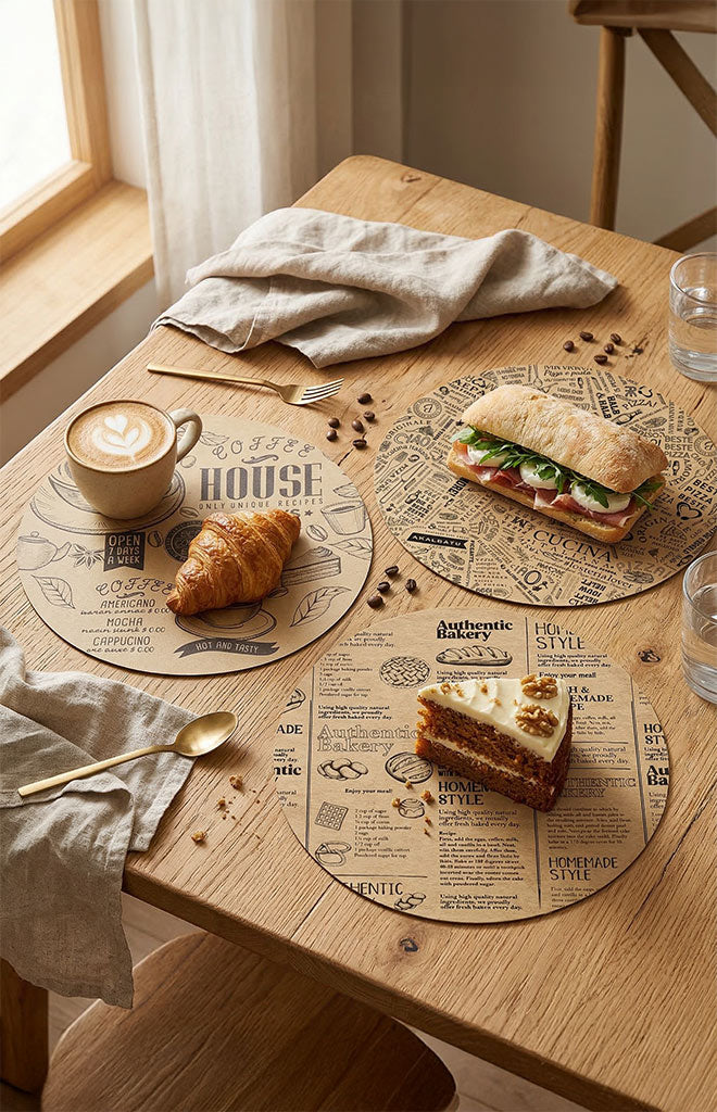 No29 36'lı Yuvarlak Gıda Servis ve Sunum Kağıdı